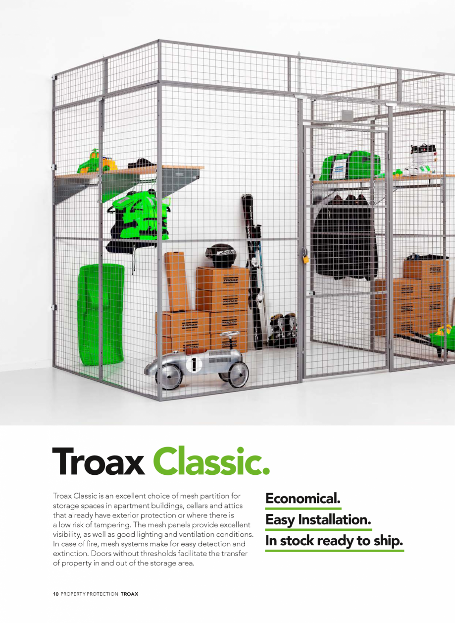 Pagina 10-Catalog - Sisteme pentru configurarea spatiilor de depozitare  TROAX TROAX Clasic, TROAX Safe, TROAX...