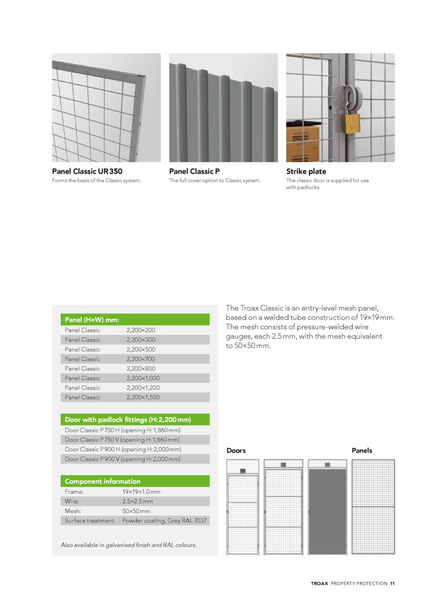 Pagina 11-Catalog - Sisteme pentru configurarea spatiilor de depozitare  TROAX TROAX Clasic, TROAX Safe, TROAX...