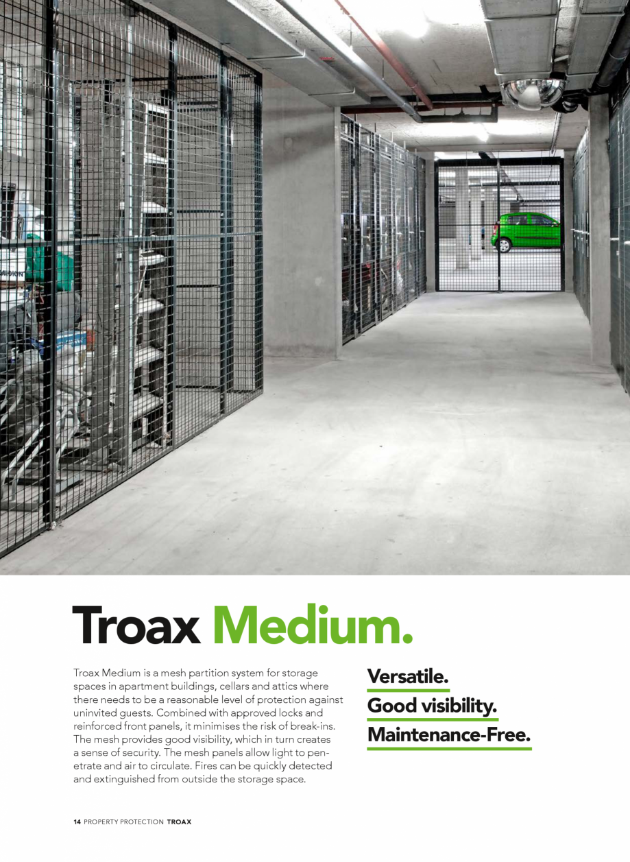 Pagina 14-Catalog - Sisteme pentru configurarea spatiilor de depozitare  TROAX TROAX Clasic, TROAX Safe, TROAX...