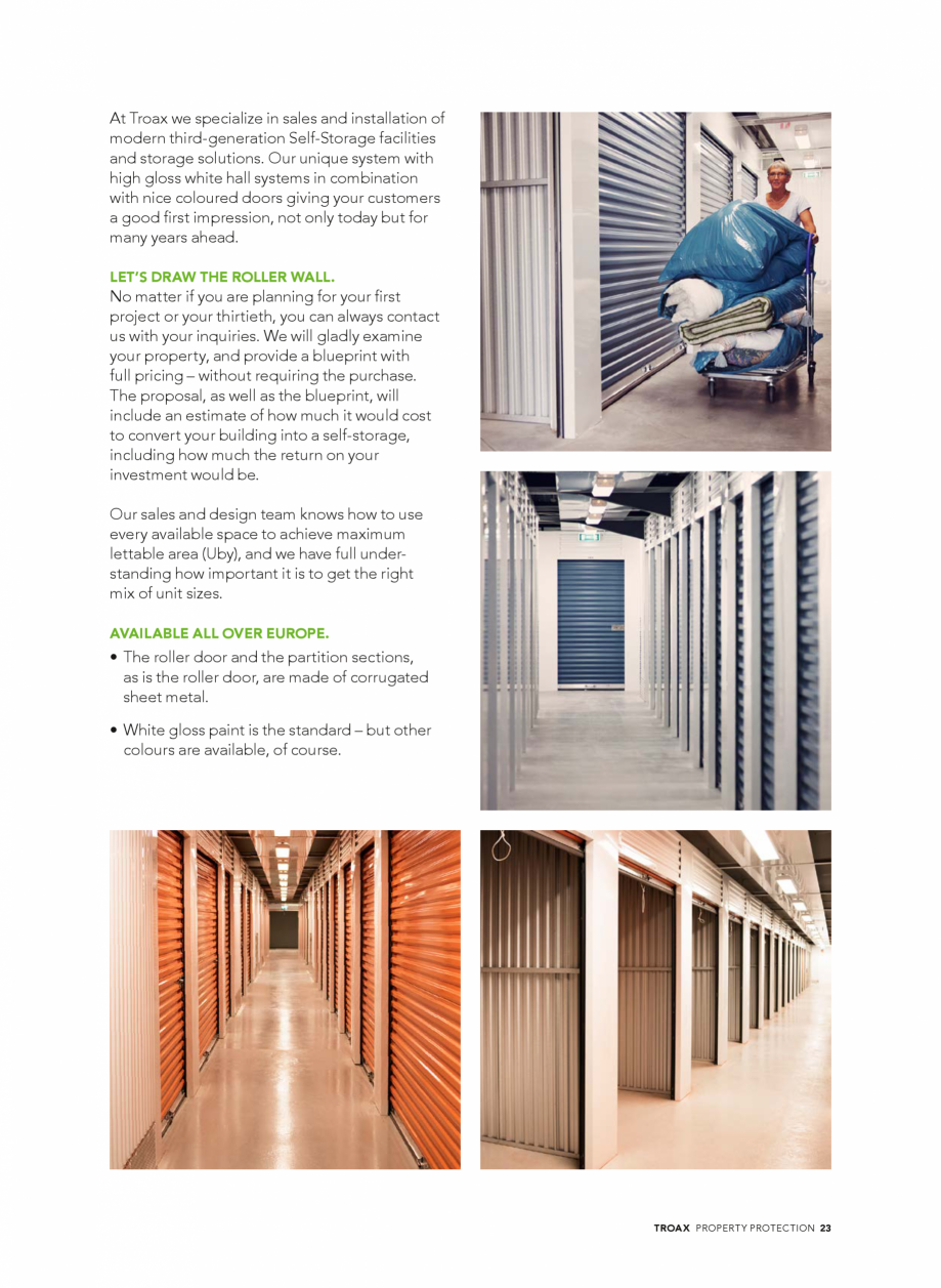 Pagina 23-Catalog - Sisteme pentru configurarea spatiilor de depozitare  TROAX TROAX Clasic, TROAX Safe, TROAX...