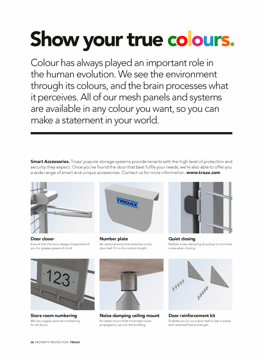 Pagina 26-Catalog - Sisteme pentru configurarea spatiilor de depozitare  TROAX TROAX Clasic, TROAX Safe, TROAX...