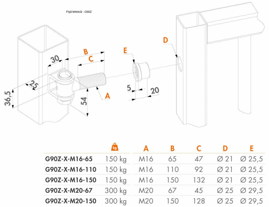 Pagina 1-Balama anti-vandalism - Fisa tehnica  LOCINOX G90Z Fisa tehnica Romana 