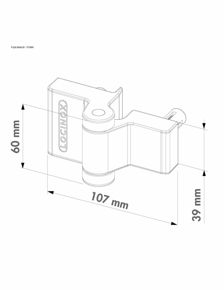 Pagina 1-Balama compacta - Fisa tehnica  LOCINOX PUMA Fisa tehnica Romana 