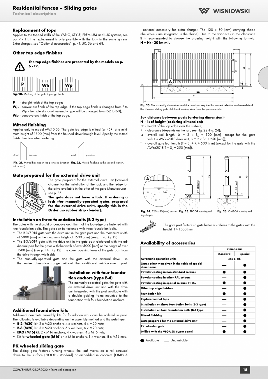 Pagina 3-Porti rezidentiale DECORIO Fisa tehnica Engleza tures a hook lock with a cylinder (3 keys included)
...