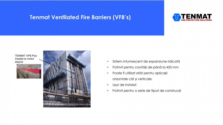 Pagina 6-Bariere la foc ventilate pentru sisteme de fatada ventilata TENMAT FF102/50, VFB Plus Catalog,...