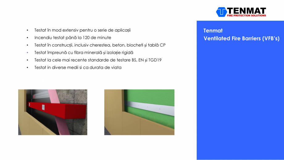 Pagina 7-Bariere la foc ventilate pentru sisteme de fatada ventilata TENMAT FF102/50, VFB Plus Catalog,...