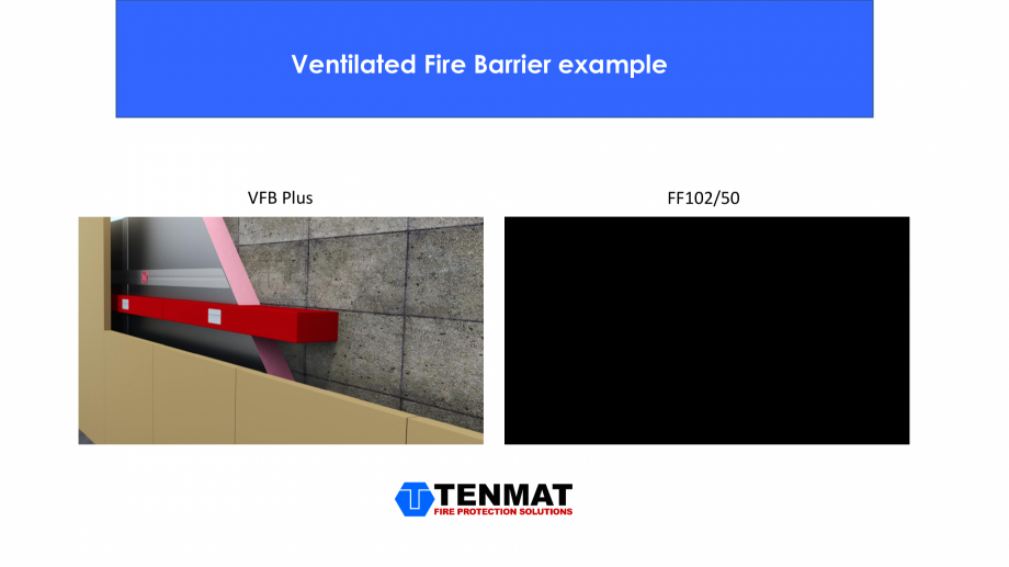 Bariere la foc ventilate pentru sisteme de fatada ...