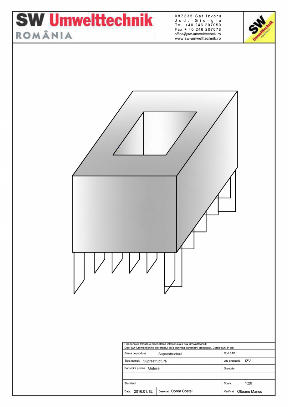 Pagina 1-CAD-PDF Detalii gulere prefabricate din beton SW UMWELTTECHNIK Detaliu de produs 