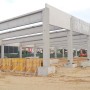 Stalpi din beton prefabricat - Lidl Gheorgheni