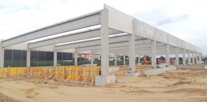 Stalpi din beton prefabricat - Lidl Gheorgheni Stalpi Prefabricate din beton