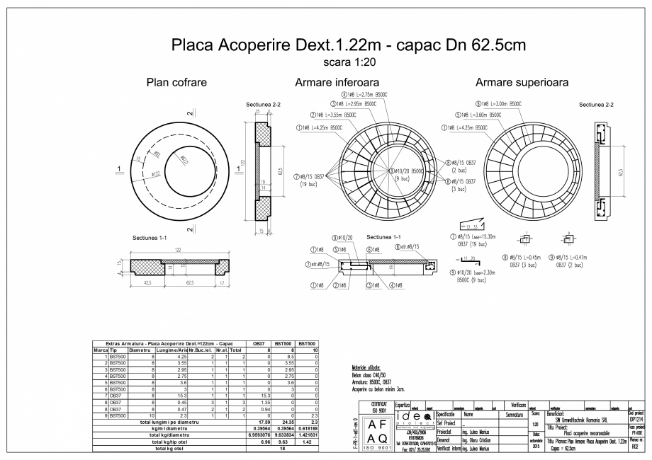 Pagina 1-CAD-PDF Placa pentru camine PNC D122/62/15 SW UMWELTTECHNIK Detaliu de produs PCC-PNC-PA 