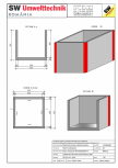 Bazin rectangular BR Di 200/200/200/15 SW UMWELTTECHNIK - 