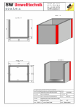 Bazin rectangular BR Di 250/200/250/20 SW UMWELTTECHNIK - 