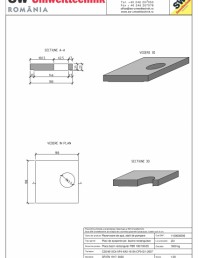 Placa bazin rectangular PBR 180/180/25