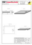 Placa bazin rectangular PBR 340/240/25 SW UMWELTTECHNIK - 