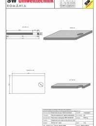 Placa bazin rectangular PBR 440/240/25