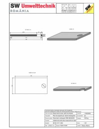 Placa bazin rectangular PBR 490/240/25