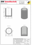Bazin cilindric BC DN100/150/15 SW UMWELTTECHNIK - 