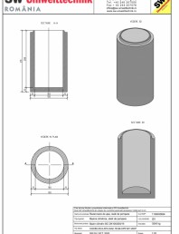 Bazin cilindric BC DN100/200/15