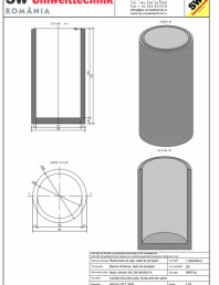 Bazin cilindric BC DN150/300/15