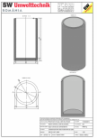 Bazin cilindric BC DN150/300/15 SW UMWELTTECHNIK - 