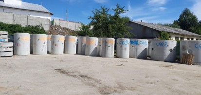 Retea de apa, Curtea de Arges - bazine cilindrice Bazine si rezervoare din beton armat 