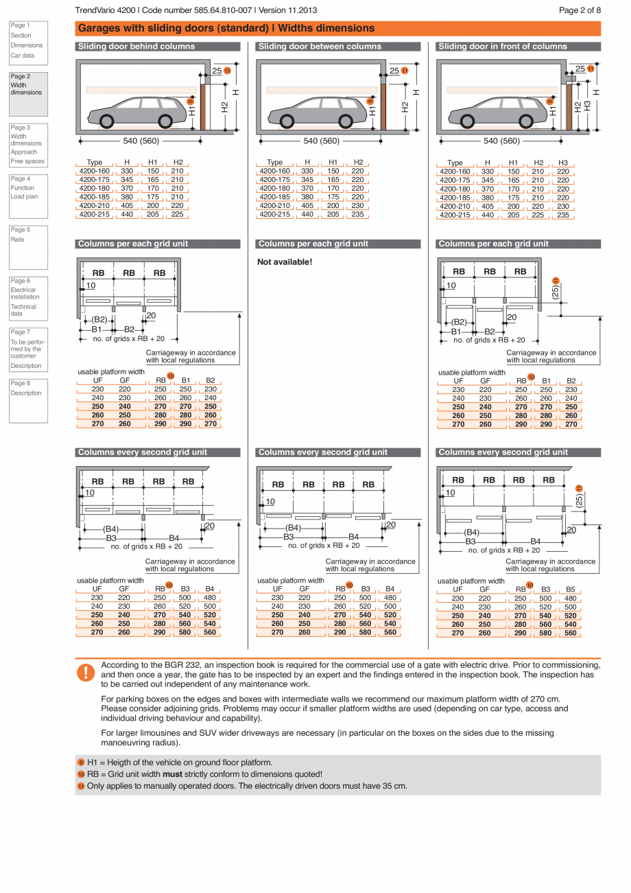 Pagina 2-Sistem de parcare KLAUS TRENDVARIO 4200 Fisa tehnica Engleza dation grounding connection
to system...