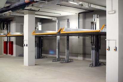 Sistem de parcare hidraulic - platforma cu acces orizontal SINGLEVARIO 2061 Sisteme de parcare automate