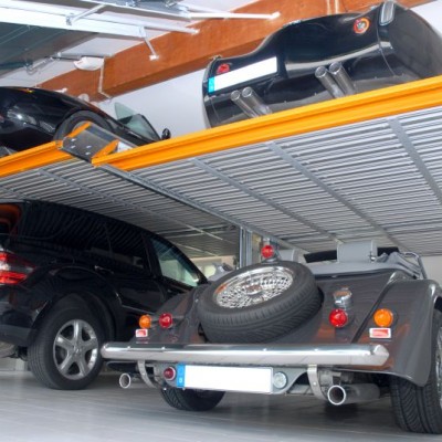 KLAUS Sistem de parcare hidraulic - cu locurile de parcare ocupate - Sisteme de parcare automate