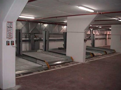 Sistem de parcare hidraulic - platformele libere SINGLEUP 2015 Sisteme de parcare automate