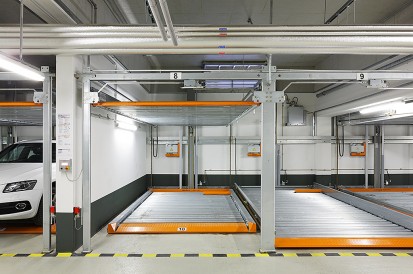 Sistem de parcare semi-automat vazut de aproape TRENDVARIO 4200 Sisteme de parcare semi-automate