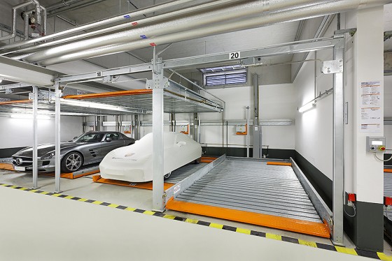 KLAUS Sistem de parcare semi-automat cu 2 locuri ocupate - Sisteme de parcare automate si semi-automate