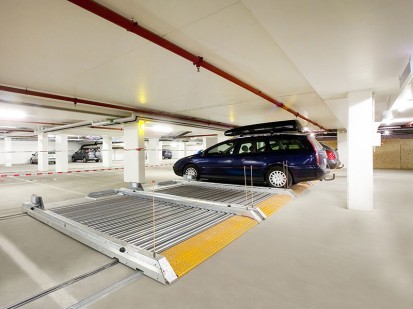 Platforma glisanta pentru parcare - detaliu PARKBOARD PQ Platforme pentru parcare