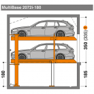 MultiBase 2072i 180 - Sistem de parcare hidraulic - MultiBase 2072i