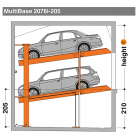 MultiBase 2078i 205 - Sistem de parcare hidraulic - MultiBase 2078i