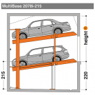 MultiBase 2078i 215 - Sistem de parcare hidraulic - MultiBase 2078i