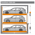 TrendVario 4300 200 - 375 - Sistem de parcare semi-automat - TrendVario 4300