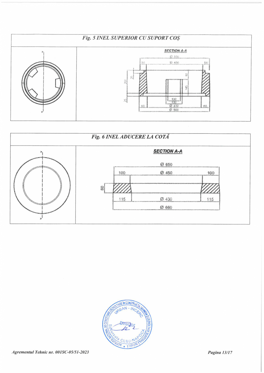 Pagina 14-Aviz tehnic - guri de scurgere ELIS PAVAJE Certificare produs Romana 