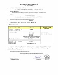 Declaratie de performanta - Petresti - Inel pentru camine D1040 H500