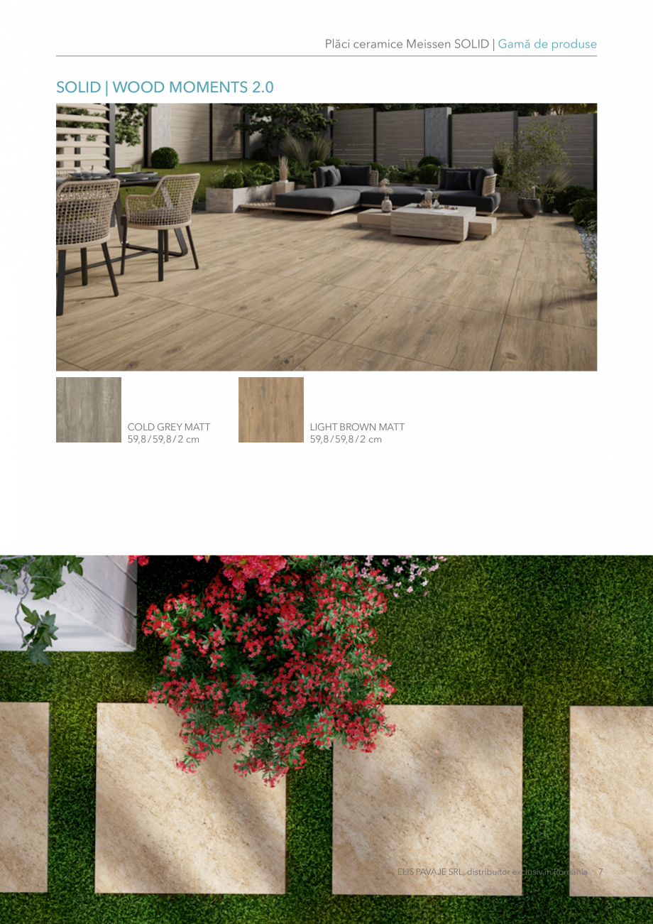 Pagina 7-Placi Ceramice Meissen  Catalog, brosura Romana e iarbă permite crearea rapidă și ușoară a...