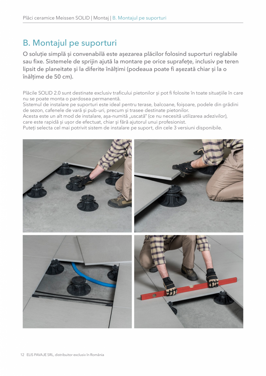 Pagina 12-Placi Ceramice Meissen  Catalog, brosura Romana �cilor pe pietriș asigură scurgerea...