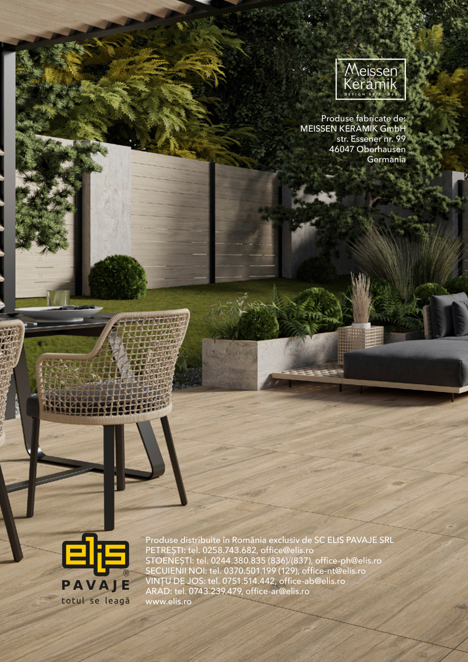 Pagina 16-Placi Ceramice Meissen  Catalog, brosura Romana �i
dimensiuni de 60 cm x 60 cm, se recomandă...