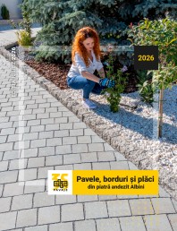 Pavele borduri si placi din piatra andezit Albini