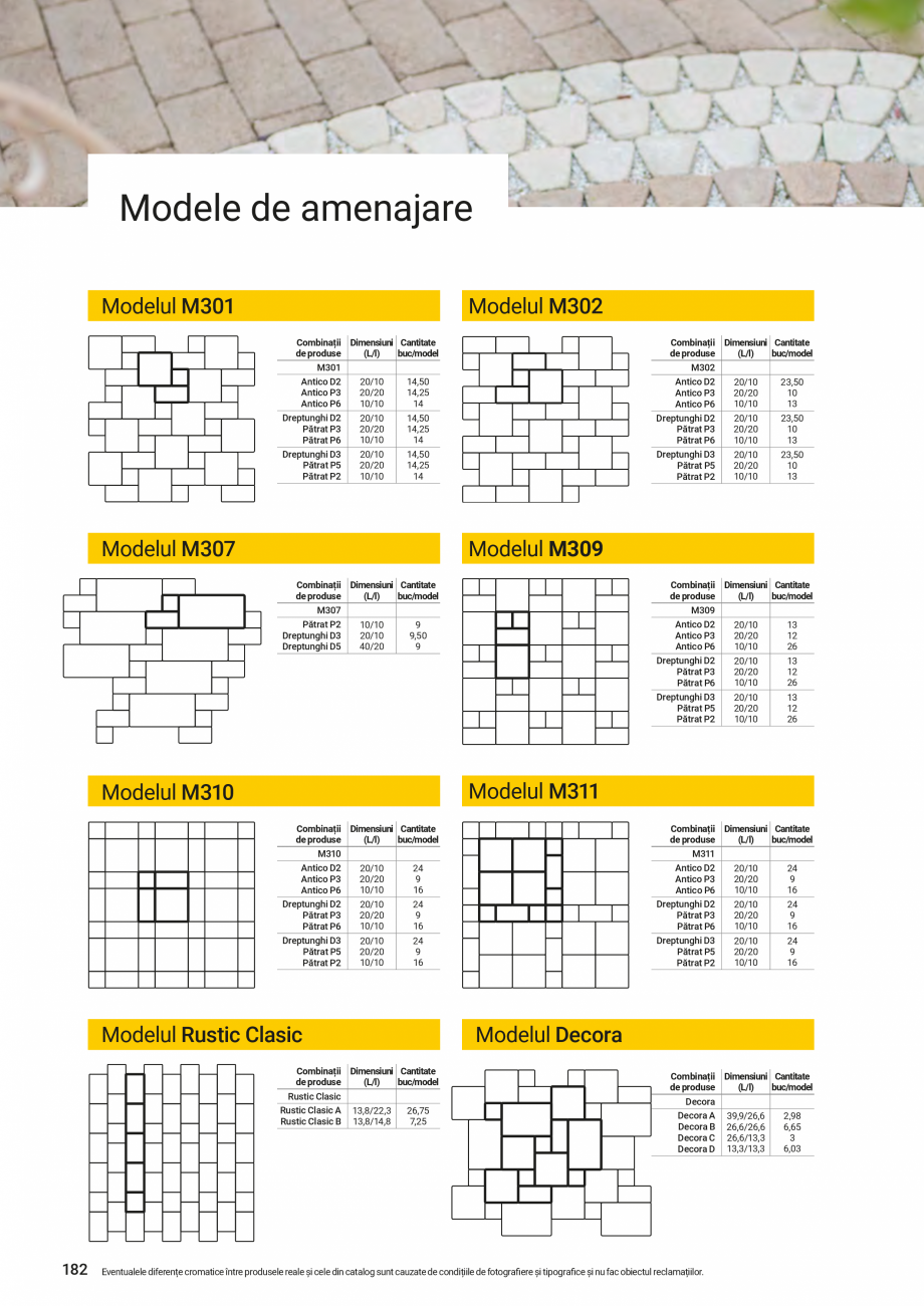 Pagina 182-Catalog - Elis Pavaje - 2024-2025 - Pavele si borduri din beton pentru pavaje exterioare ELIS PAVAJE...