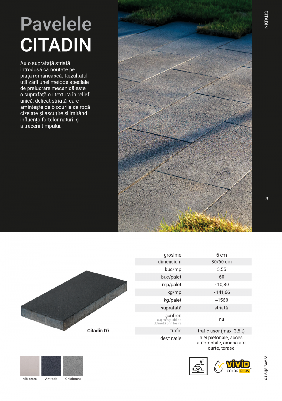 Pagina 3 - Pavele Premium Plus ELIS PAVAJE Catalog, brosura Romana  o patina nobilă și, astfel,...