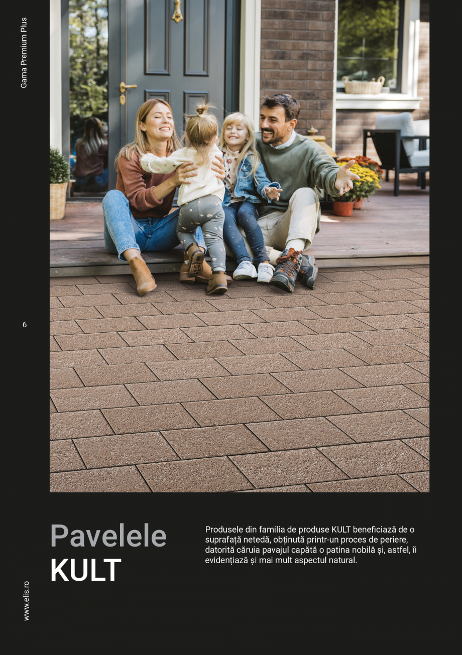 Pagina 6 - Pavele Premium Plus ELIS PAVAJE Catalog, brosura Romana împotriva
murdăriei. Tehnologia...