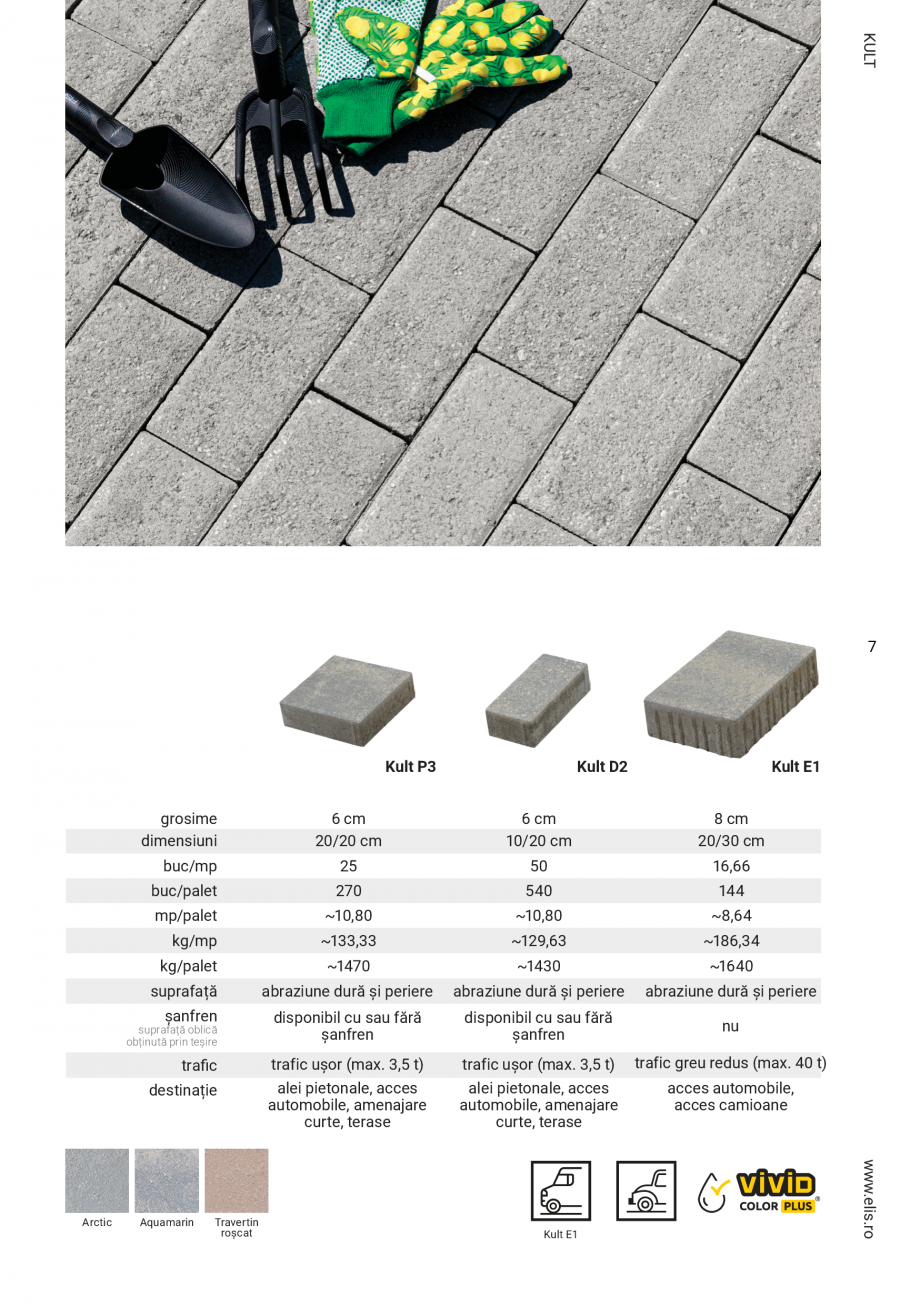 Pagina 7 - Pavele Premium Plus ELIS PAVAJE Catalog, brosura Romana ro

Vivid Color Plus este o...