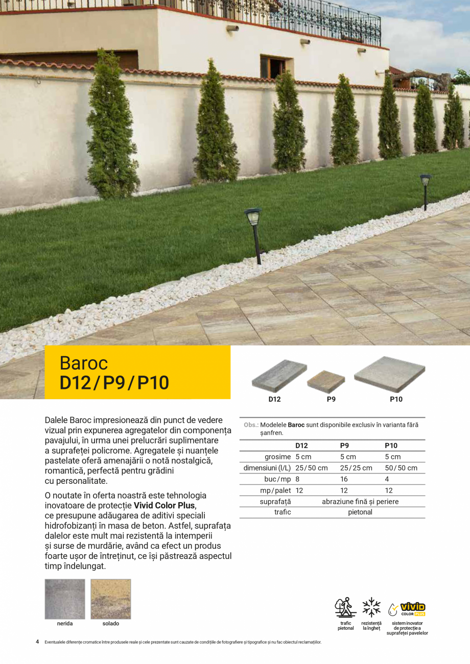 Pagina 4-Pavele si dale Premium Plus ELIS PAVAJE Catalog, brosura Romana curățare,
economisind resursele...