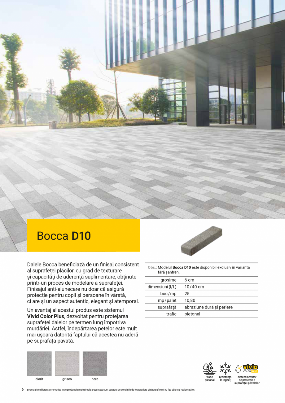 Pagina 6-Pavele si dale Premium Plus ELIS PAVAJE Catalog, brosura Romana cerea pavelelor și dalelor se...