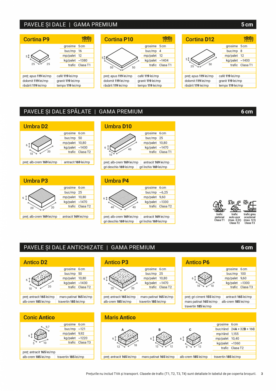 Pagina 3-Lista Pret - Oferta-de-produse Elis Pavaje -Iulie-2026 ELIS PAVAJE Catalog, brosura Romana ei/mp...